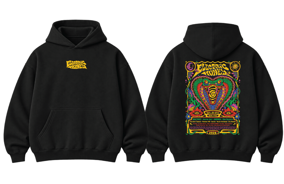 ELECTRIC HONEY LINEUP HOODIE (FINAL STOCK) - Something Good