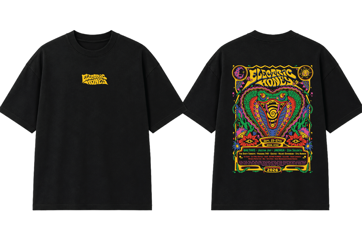 ELECTRIC HONEY LINEUP TEE (FINAL STOCK) - Something Good