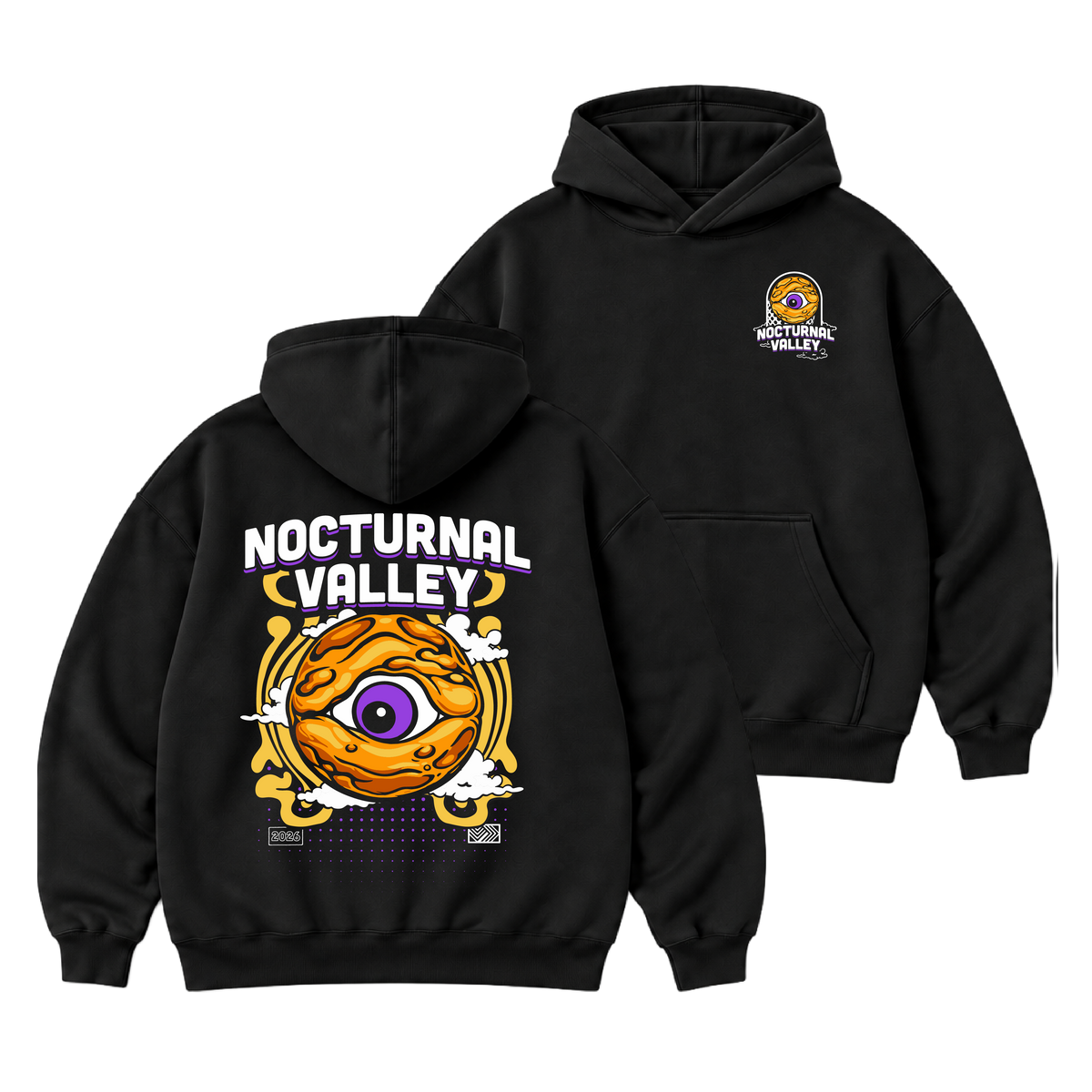 NV Black Hoodie (FINAL STOCK) - Something Good