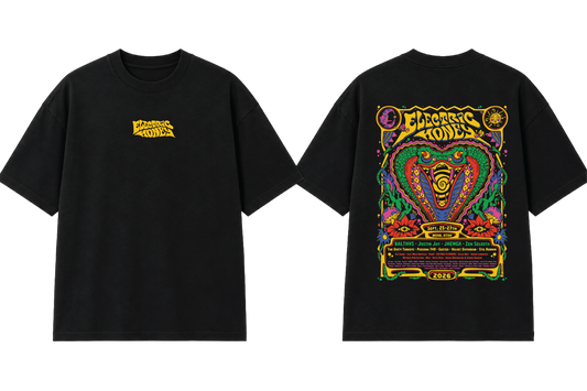 ELECTRIC HONEY LINEUP TEE (FINAL STOCK) - Something Good